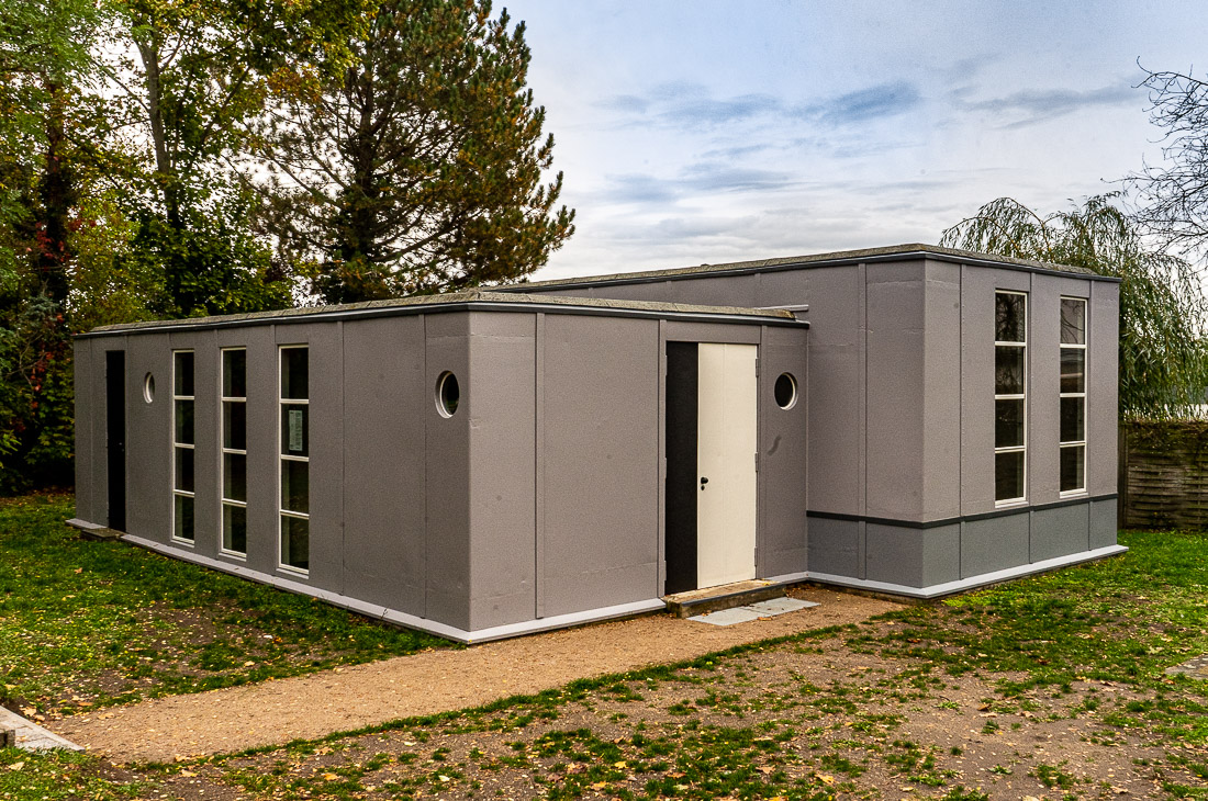 33 Stahlhaus in de Siedlung Dessau-Törten